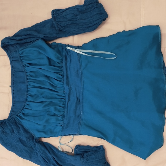 Marciano cinched waist chiffon blouse - Picture 4 of 7